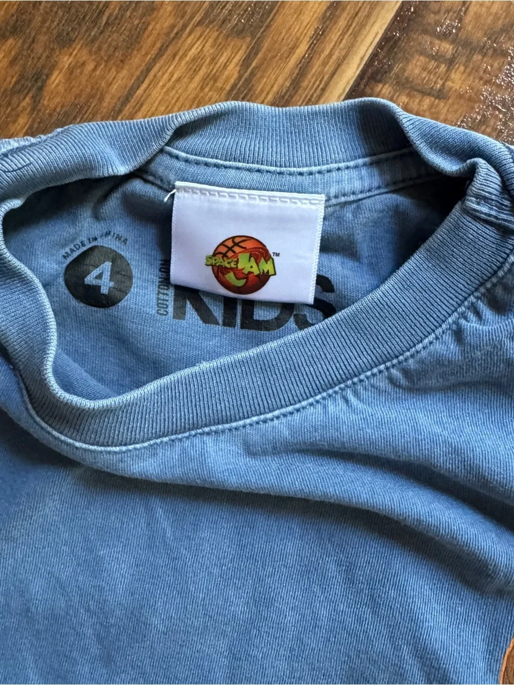 Kids space jam T-Shirt- cotton on collab Size 4